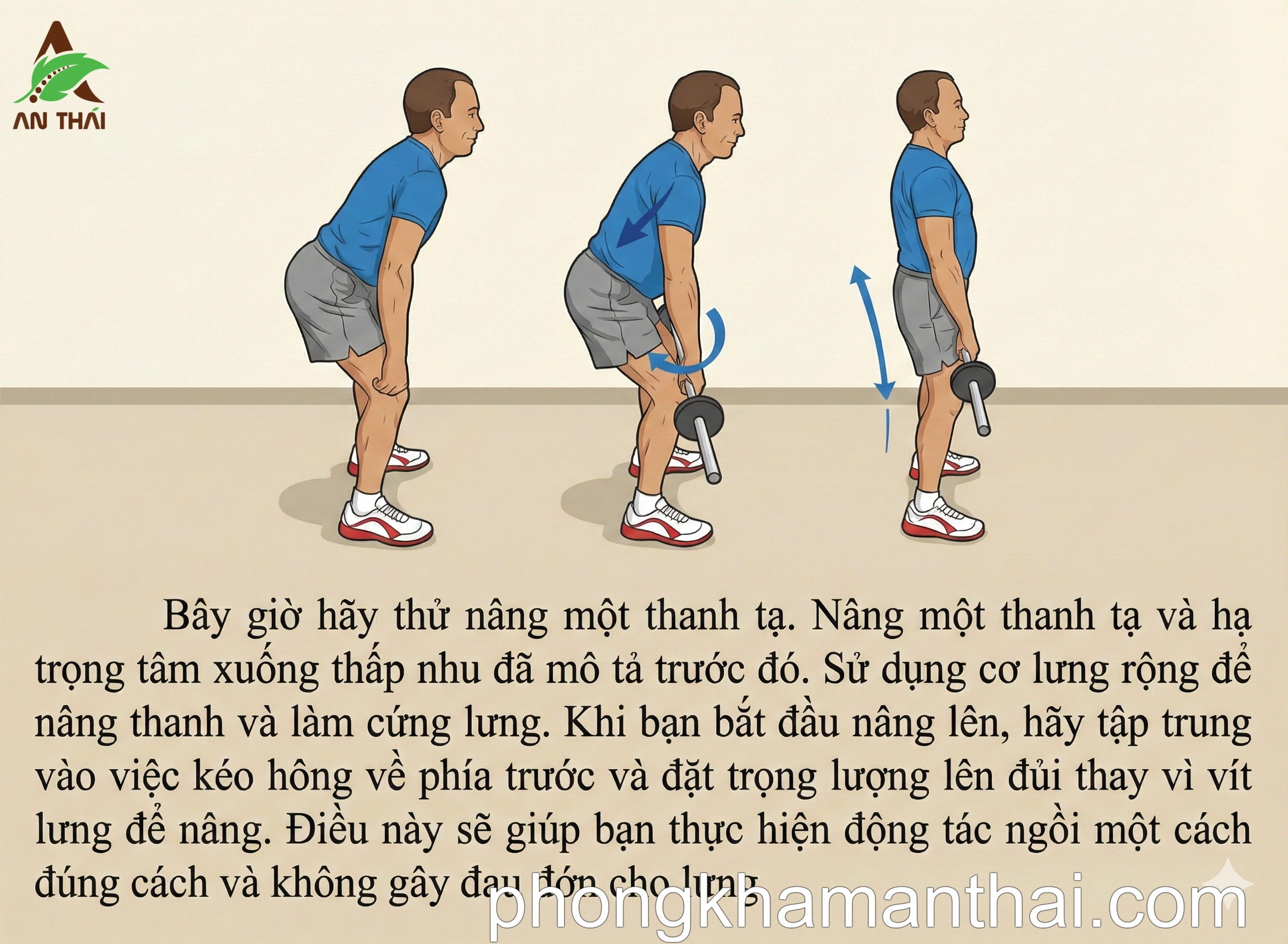 Nâng vật nặng đúng cách 1